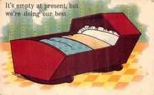 MIXED OLD  COMIC  POSTCARD COT