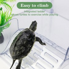 Turtle Basking Platform Climbing Ramp Hanging Turtle Tank Dock Resting Terrace