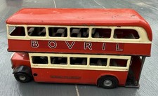 Triang Minic  Bovril Ovaltine Double Decker Bus Mitcham London Transport