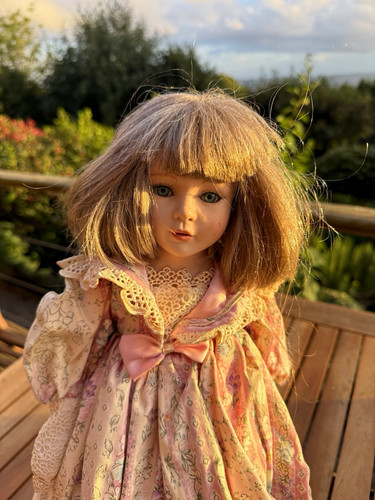 Vintage alberon porcelain doll - vintage,
