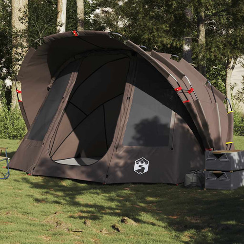 Fishing tent person - tent, brown