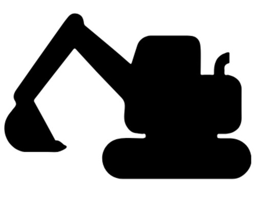 Digger vinyl decal sticker - decal,