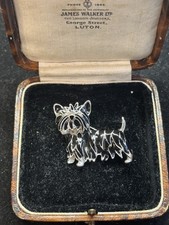 Vintage Scottie Dog Brooch