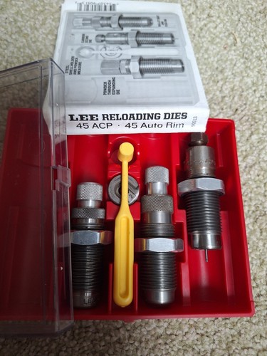 Lee 45acp reloading die set - reloading,