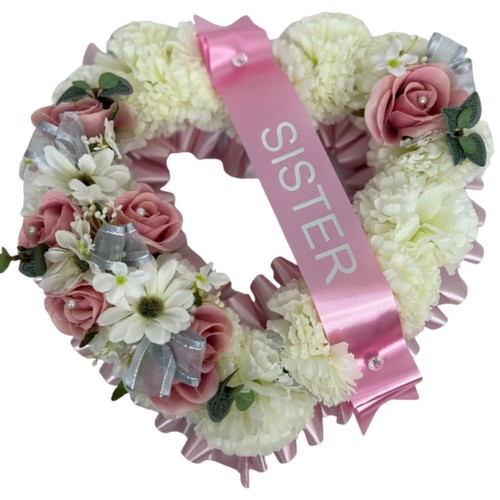 Funeral flowers wreath open - funeral,