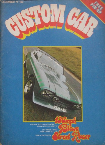 Custom car magazine - custom, 12/1971