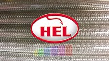 CLEAR HEL BRAIDED BRAKE HOSE