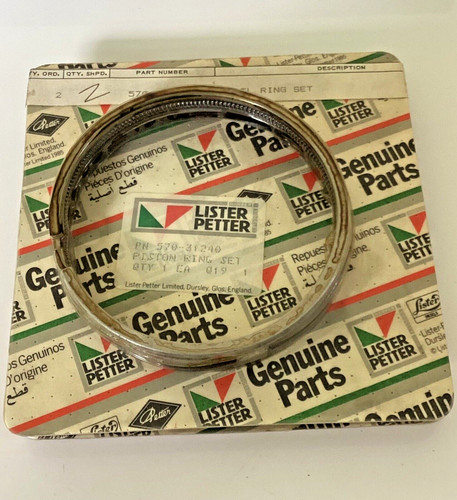 Set ring piston - ring, petter