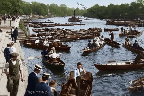 Col2970 richmond row boats - row,