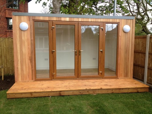 Insulated garden room office - room, /