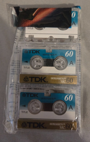 Tdk microcassette blank - microcassette, 60