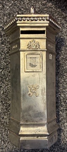 Silver plated victorian post - silver,