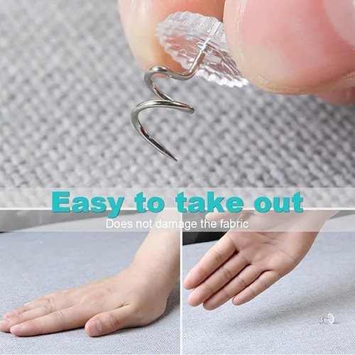 Transparent twist pins - transparent,