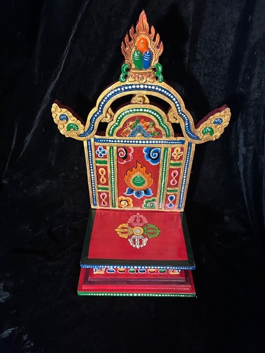 Wooden buddhist shrine - wooden,