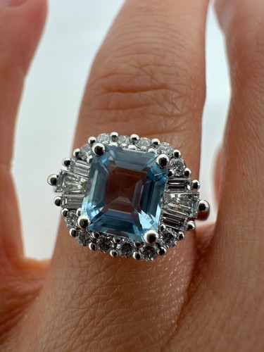 Platinum asscher cut - platinum,