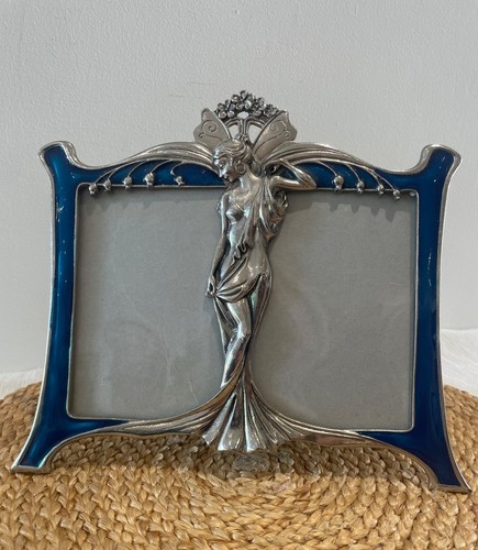 Art nouveau style blue - nouveau, enamel