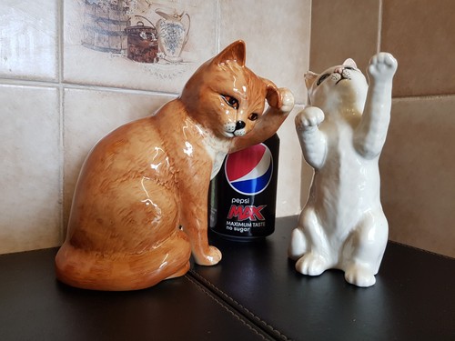 Two beswick cats - beswick,
