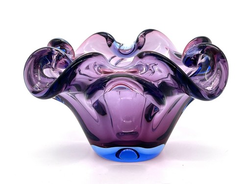 Vintage murano freeform bowl - vintage,