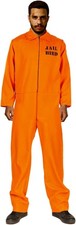 Mens Prisoner Costume Overall