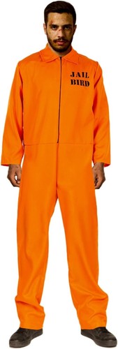 Mens prisoner costume overall - prisoner,