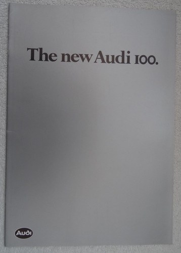 Audi 100 saloon brochure 1979 - audi,