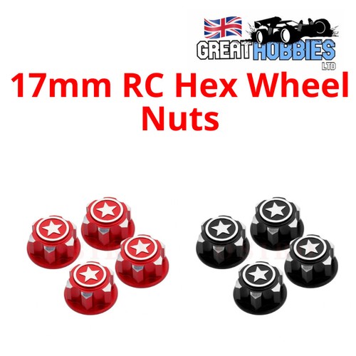 Metal 17mm hex wheel mount - 4*metal,