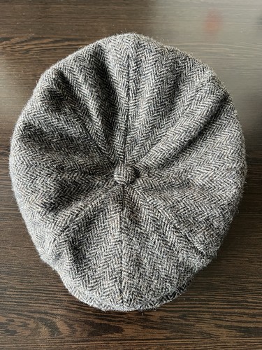 Stetson grey herringbone tweed - grey,