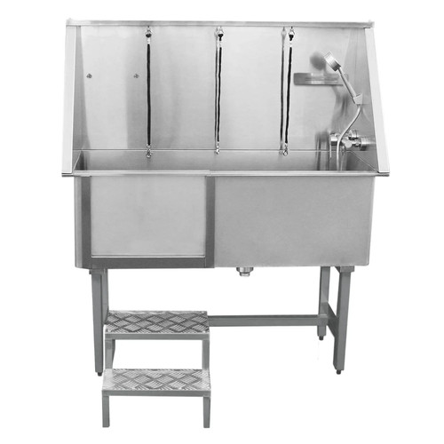 Dog grooming bath stainless - dog,