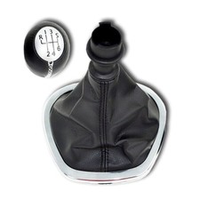 BLACK MANUAL GEAR STICK KNOB SHIFT + GAITER + BASE VAUXHALL VIVARO 2014-2019 OEM