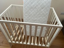 baby cot bed with mattress