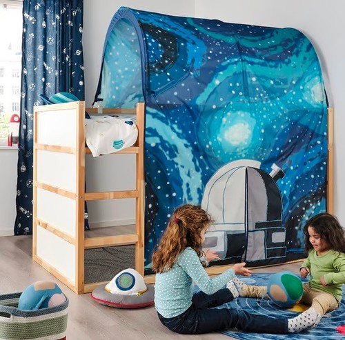 Ikea kura kids bed - kids, tent