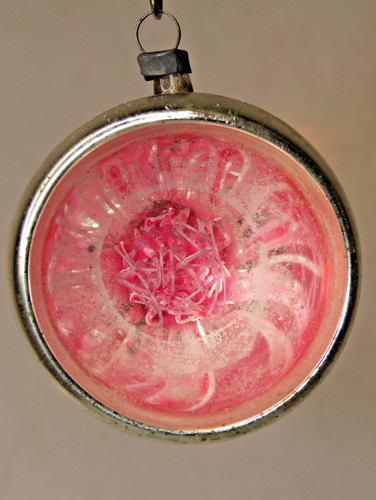 Antique vtg spun glass - spun,