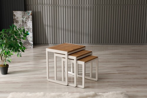 Piece nesting end table - nesting,
