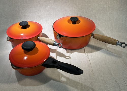 Vintage creuset saucepans x - le,