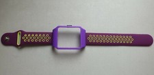 Sony SmartWatch 3 SWR50 Purple Housing  & Plum + Green Dots Silicone Strap  