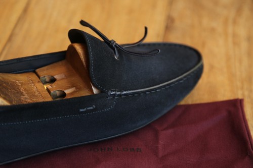 John lobb lynther navy blue - lynther,