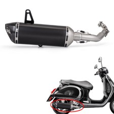 Full System Exhaust Tips Front Link Pipe Motorcycle For Vespa GTS300 2008-2020