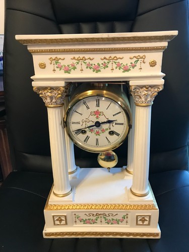 White empress josephine - empress, clock