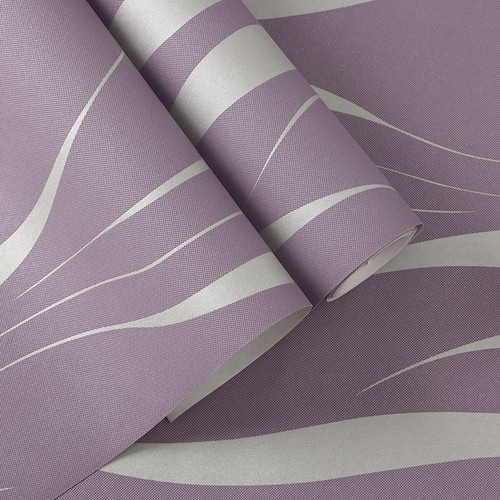 Silver gray damask wave - silver, 3d
