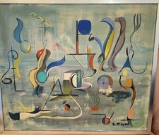 Irish  Contemporary/Modern oil on canvas circa 1950s 