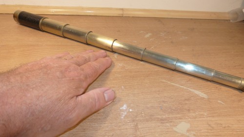 Antique brass telescope - brass,
