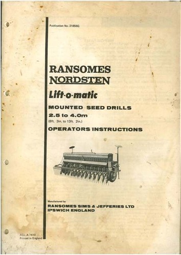 Ransomes nordsten lift matic - nordsten, lift-o-matic