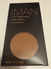 IMAN Cosmetics Luxury Pressed Powder Shade Earth Deep .35 Oz