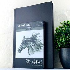 A4 A5 Sketch Book Pad White Cartridge Paper Hardback Case Bound High Quality 