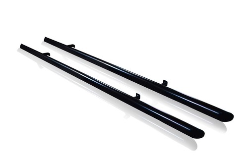 Black stainless side bars - black,
