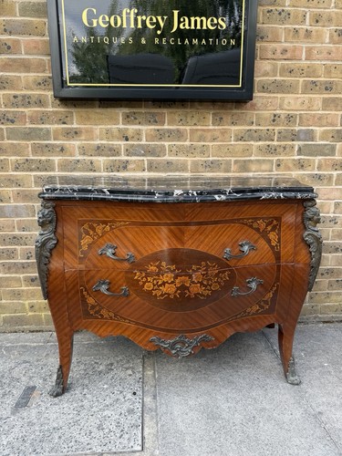 French bombe chest drawers - chest,