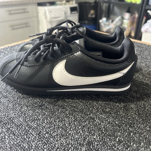 Nike cortez black - leather, size