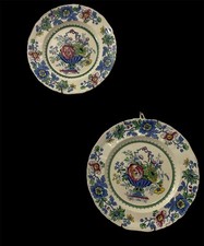 Pair of Mason’s Patent Ironstone Dishes - “Mandalay” Model - Vintage