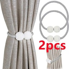 2x Strong Magnetic Curtain Tie