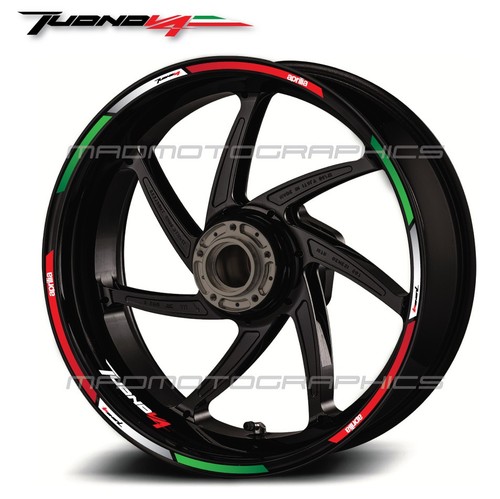 Motorcycle wheel decals - , for
